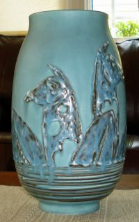 Kenton Hills Pottery 99 Lamp Base Vase William Hentschel Rookwood