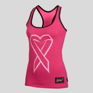 Zumba Fitness Party in Pink Love Racerback Tank Top S