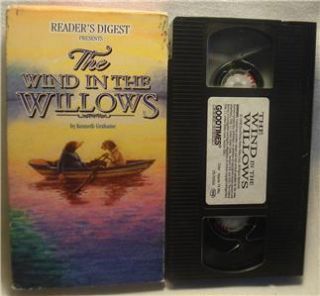 The Wind in The Willows VHS Kenneth Grahame