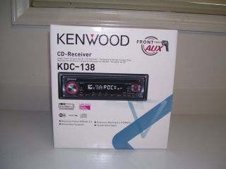 Kenwood Car Stereo Never Used CD Reciever Model KDC 138