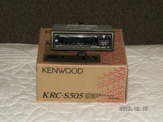 Kenwood KRC S505 Am FM CD Cassette Receiver
