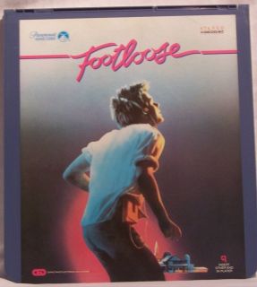 1984 Footloose Movie CED Videodisc Video Discs Kevin Bacon