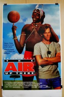 THE AIR UP THERE Original 27X40 DS Movie Poster KEVIN BACON BASKETBALL