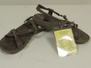 FOR stevencurry ONLY CHACO LOCAL ECOTREAD BISON BROWN Womens Sandals 7