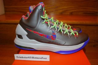 Nike Air KD V 5 Kevin Durant Energy Splatter Nerf Sneakers Mens