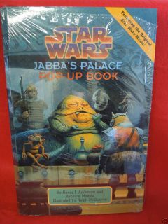 Star Wars Jabbas Palace Pop Up Book HC 1996 by Kevin Anderson
