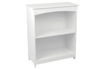 White 2 Shelf Bookcase Kids Childrens Furniture