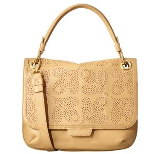 Orla Kiely Giant Punched Acorn Ivy Bag Almond