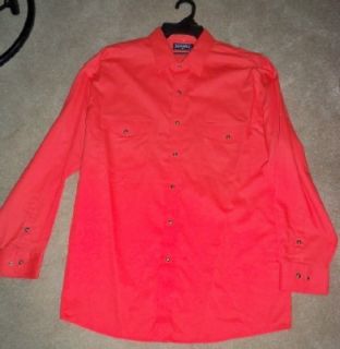 Panhandle Slin LG LS Peach Western Dress Shirt Banera