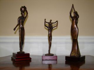 Bronze Sculptures Statues by Bronzart Kim B Signed and Numbered