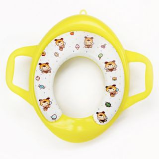 Bbay Kids Kid Toddler Saddle Potty Seat Soft Toilet Training Yellow