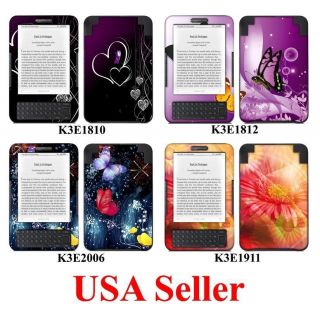 Kindle 3 Latest Generation Skin Sticker Decal Cover