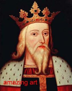 Classic Royal UK Painting King Edward III of England