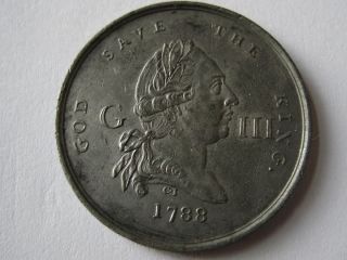1789 God Save The King George The 111 Medal Token Coin