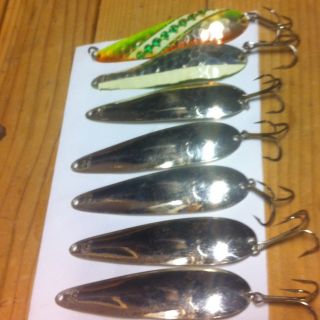 Northern King NK MAGNUM Silver Salmon Trout Trolling Spoons Fishing