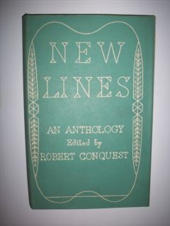 Philip Larkin Kingsley Amis 1956 1st New Lines Robert Conquest Thom