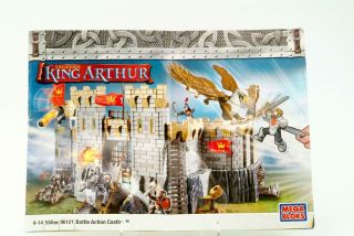  Instruction Booklet Legends King Arthur Battle Action Castle Dragons