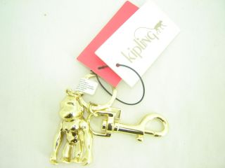 New Kipling Gold Monkey Key Chain