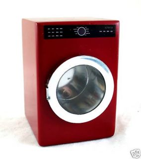 Dolls House Kitchen Furniture Red Washing Machine 458
