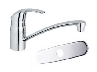 Single Handle 1 or 3 Hole Kitchen Faucet Chrome 31133001