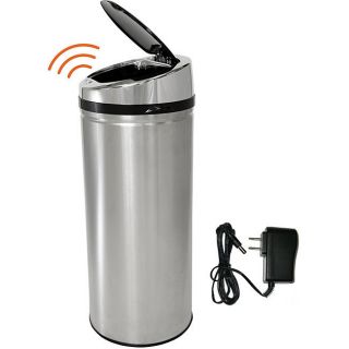 Gallon Automati Automatic Kitchen Sensor Trash Can w AC Adaptor
