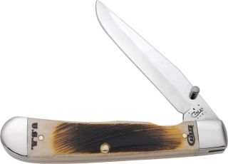 Case Knives Buffalo Horn Hunter Fixed Blade Knife New CA17912