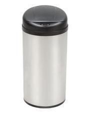Stainless Steel Round Trash Can 3 Sizes Kitchen Garbage Can