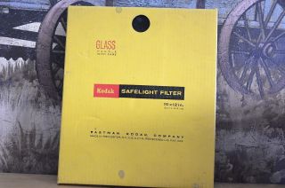 Kodak 10x12 inch Safelight Wratten Series 0A Filter