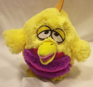  Yellow Plush Bird w Sound 8 Round Jayatplay Stuffed Animal KOO KOO