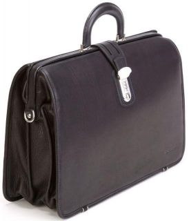 Korchmar B1160 Framed Leather Briefcase Bag Lawyers Bag