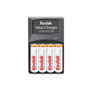 Kodak Charger w 4 AA 2000mAh Pre Charged NiMH Batteries
