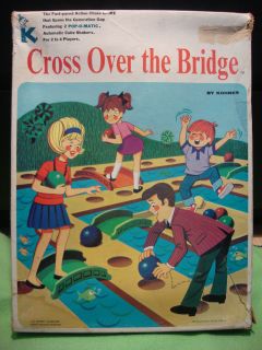 Kohner Bros Cross Over The Bridge Fast Paced Action Chase Board Game