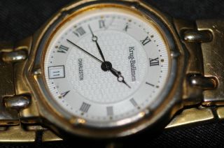 Krug Baumen Gold Charleston Stainless Steel Analoge Watch