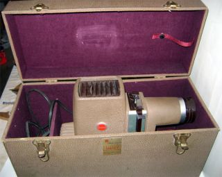 Kodak Signet 500 Slide Projector 1954 58 Bulb Carrying Case Box