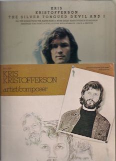 Kris Kristofferson Songbooks The Silver Tongued Devil and I Artist