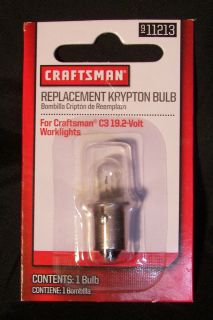 Craftsman 19 2V Replacement Krypton Bulbs 911213 Worklight Bulb