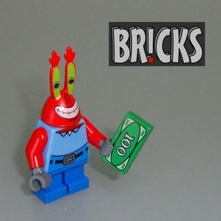 Krusty Krab Spongebob Squarepants Lego Minifig 3833