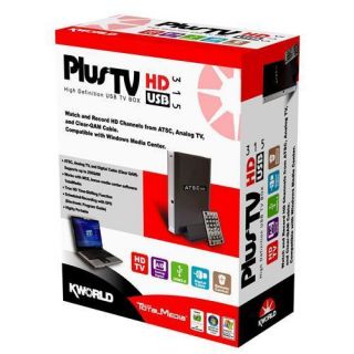 KWorld Plustv High Definition USB TV Box vs ATSC 315U