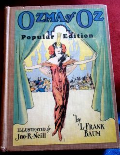 Vintage book L Frank Baum Ozma of Oz 1907 Great illustrations rare