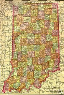 1876 History Genealogy of La Porte County Indiana In