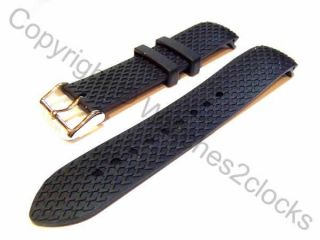 Mesh Style Rubber Watch Strap for Lacoste Watch Model 1300G