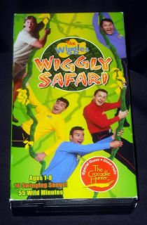 The Wiggles Wiggly Safari VHS 2006 045986025241