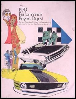 1970 Ford Performance Brochure Torino Mustang Mach I