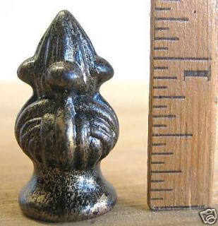 Lamp Finial Bronze Color Flower Bud 1 1 2 A