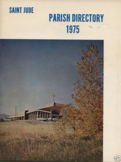 1975 Parish Directory Lakewood Colorado St Jude