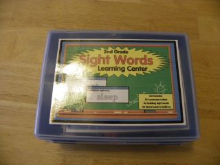 Lakeshore Learning Storage box * w/2nd Grade Sight Words Learning Set