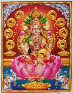 Devi Laxmi Lakshmi Maa Poster 9x11 G152