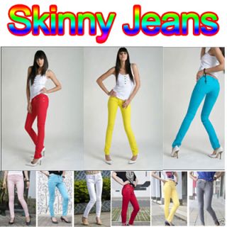Pencil Pants Stretch Trousers Women Landy Sexy Candy Color