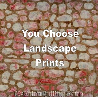 Rocks Stones You Choose Landscape Fabrics 10 Square