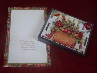 Embellished Lang Boxed Xmas Cards Merry Christmas Welcome Artist Susan